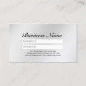 Carte De Référencement Massage Thérapie Guérison Mains Énergie Spa Bien-ê (Dos)