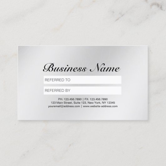 Carte De Référencement Massage Thérapie Guérison Mains Énergie Spa Bien-ê (Dos)