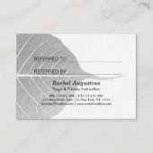 Carte De Référencement Méditation de l'instructeur de yoga Pose de la Mis (Dos)