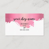 Carte De Référencement Merci d'affaires Insérer un emballage moderne de c (Dos)