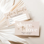 Carte De Référencement Modern Boho Refer A Friend Discount Coupon Card