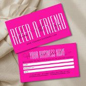 Carte De Référencement Modern script typography share the love