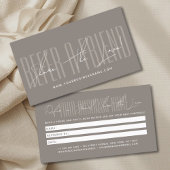 Carte De Référencement Modern script typography share the love