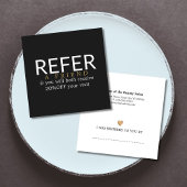 Carte De Référencement Moderne Elégant Black Faux Gold Beauté aiguise