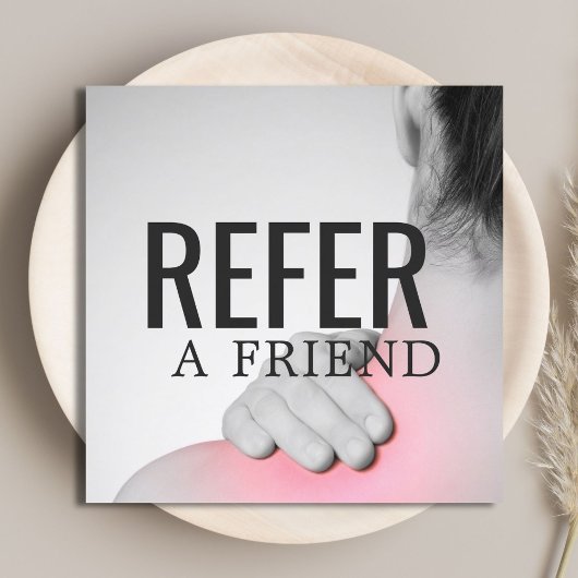 Carte De Référencement Moderne Elégant Massage Thérapiste Photo Orientati