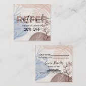 Carte De Référencement Monstère tropicale boho moderne (Devant / Derrière)