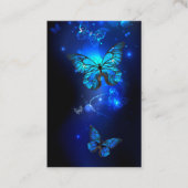 Carte De Référencement Morpho Butterfly in the Dark Background (Devant)