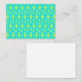 Carte De Référencement motif moderne et coloré (Devant / Derrière)
