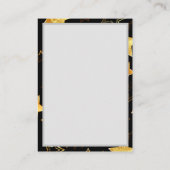 Carte De Référencement Motif sans couture avec étoiles d'or (Dos)