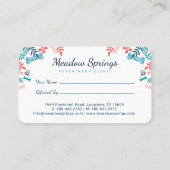 Carte De Référencement Nous aimons les références Floral & Foliage Emprei (Dos)