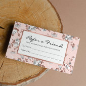 Carte De Référencement Or rose rose rose rose moderne parties scintillant