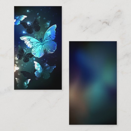 Carte De Référencement Papillon de nuit (Devant / Derrière)