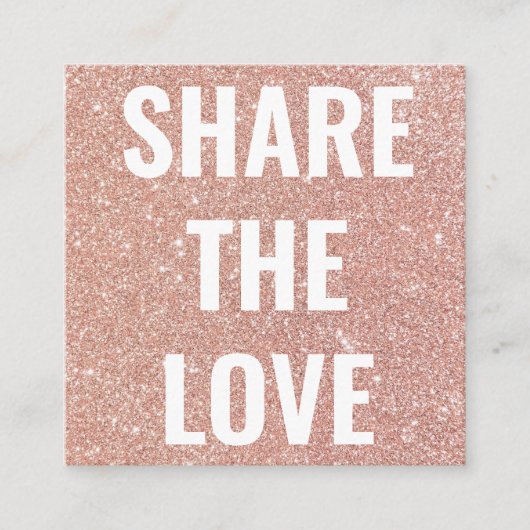 Carte De Référencement Parties scintillant rose moderne à la mode (Devant)