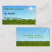 Carte De Référencement Paysagiste de soin de pelouse (Devant / Derrière)
