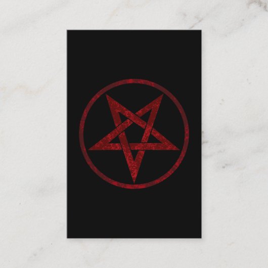 Carte De Référencement Pentagram Red Devil (Devant)