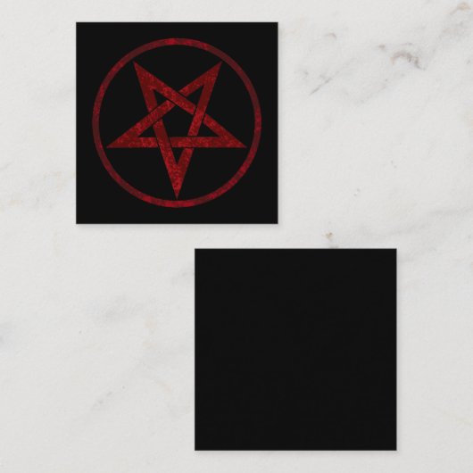 Carte De Référencement Pentagram Red Devil (Devant / Derrière)