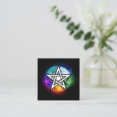 Carte De Référencement pentagramme du Wiccan (Debout devant)