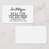 Carte De Référencement Personalized Real Estate Agent Gift (Devant / Derrière)