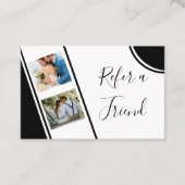 Carte De Référencement Photographe moderne et professionnel  (Devant)