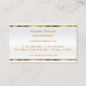 Carte De Référencement Pink Parties scintillant Lipstick Business Referen (Dos)