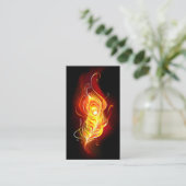 Carte De Référencement Plume de paon de feu (Debout devant)