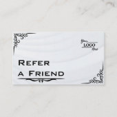 Carte De Référencement Professionnel de la recommandation d'amis pour les (Devant)
