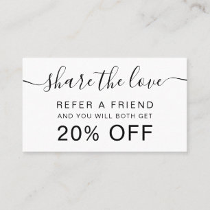 Carte De Référencement Professionnel moderne de maquillage noir blanc