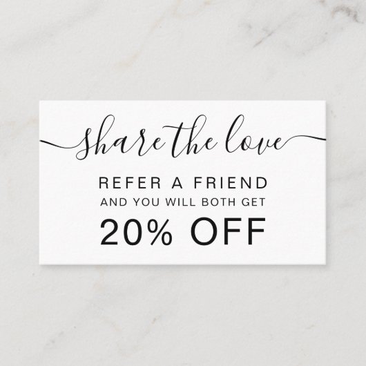 Carte De Référencement Professionnel moderne de maquillage noir blanc (Devant)