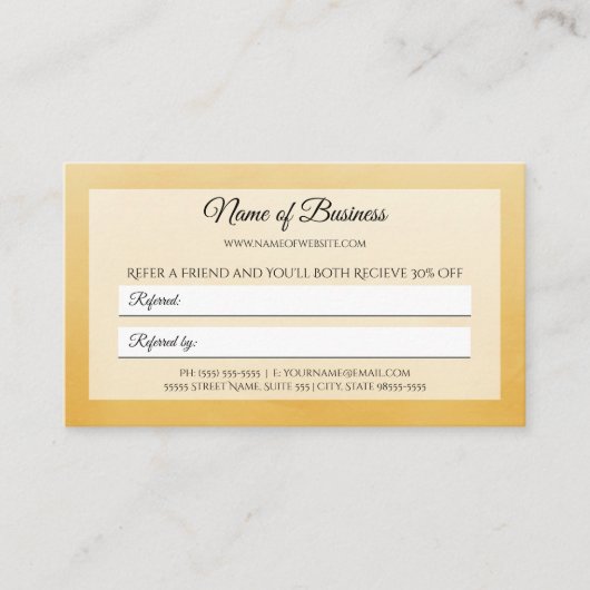 Carte De Référencement Professionnel simple ami jaune aiguillage (Devant)