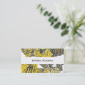 Carte De Référencement programme d'aiguillage aspen feuille (Debout devant)