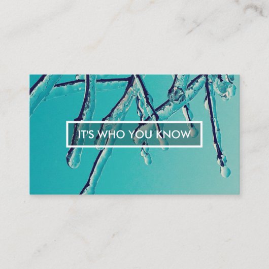 Carte De Référencement programme d'aiguillage glace d'hiver (Devant)