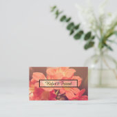 Carte De Référencement programme de parrainage belles fleurs (Debout devant)
