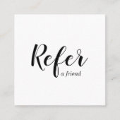 Carte De Référencement Promotional Salon Business  (Devant)