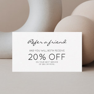 Carte De Référencement Référentiel moderne minimaliste