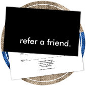 Carte De Référencement référer un ami