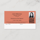 Carte De Référencement Référez un débutant de la forme amicale formateur (Dos)