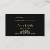 Carte De Référencement Refined Black Gold Crown (Dos)