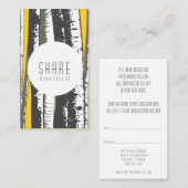 Carte De Référencement renvoyer un ami peuplier faux-trembles (Devant / Derrière)