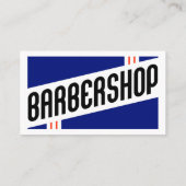 Carte De Référencement rétro barbershop référer un ami (Dos)