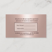 Carte De Référencement Rorose Gold Dentist Share a Smile (Dos)