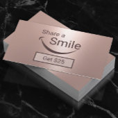 Carte De Référencement Rorose Gold Dentist Share a Smile