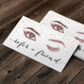 Carte De Référencement Rose de maquillage  Gold aiguillage