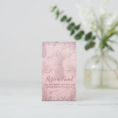 Carte De Référencement Rose Gold Glitter Ananas Parrainez un Ami (Debout devant)