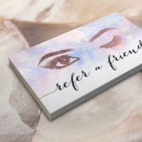 Rose Gold Lashes Maquillage Artiste Aquarelle Réfé