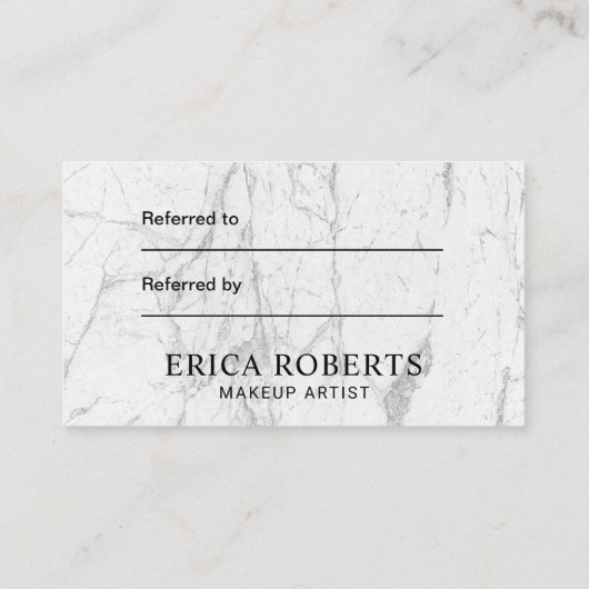 Carte De Référencement Rose Lèvres à goutte d'or Maquillage Artiste aigui (Dos)