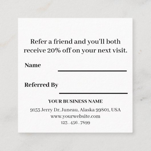 Carte De Référencement Rustic Mason Jar Floral Professionnel (Dos)