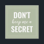 Carte De Référencement Sage Funny Ne me garde pas un minimaliste secret<br><div class="desc">Sage Funny Ne me garde pas une carte de référence minimaliste secrète</div>