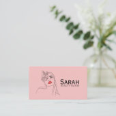 Carte De Référencement Salon de beauté (Debout devant)