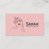 Carte De Référencement Salon de beauté (Devant)