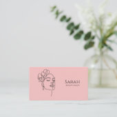 Carte De Référencement Salon de beauté (Debout devant)